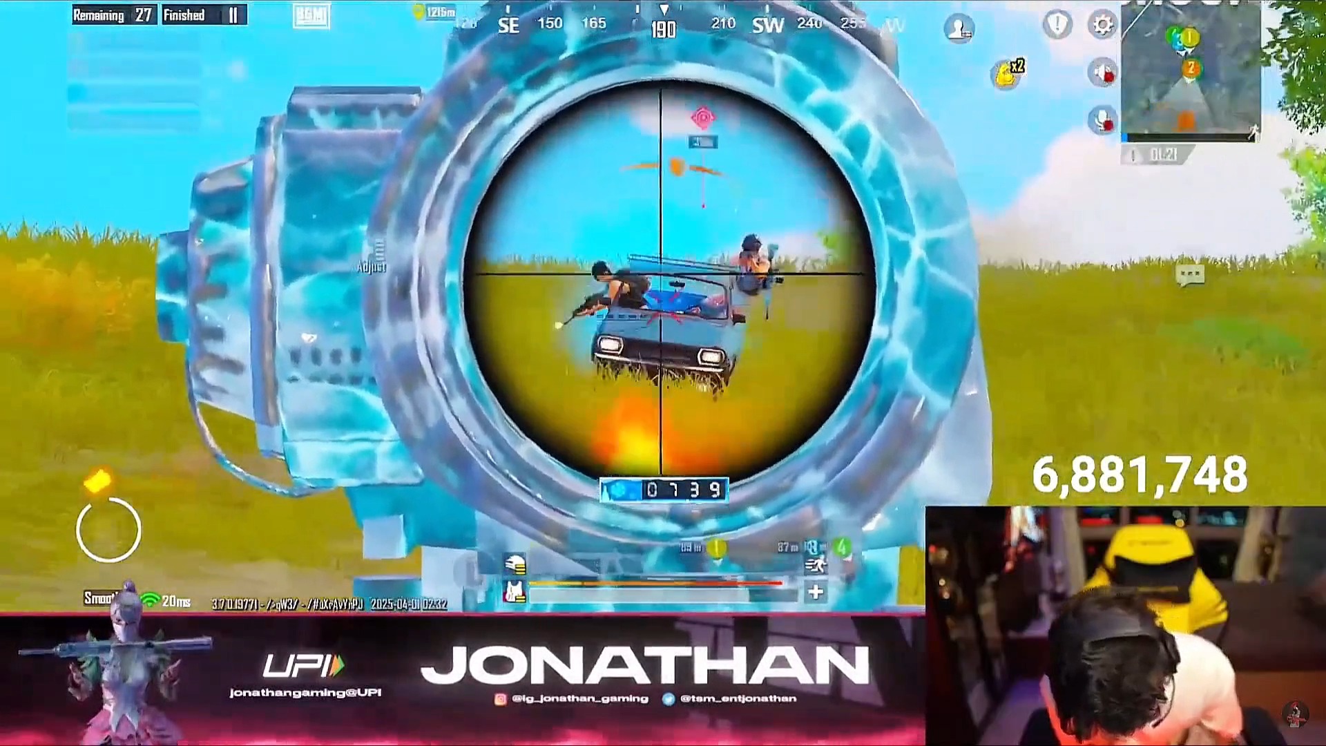 Jonathan Funny Moment 🤣 Challenge Mayure Bhi 😱🔥 45 Kills