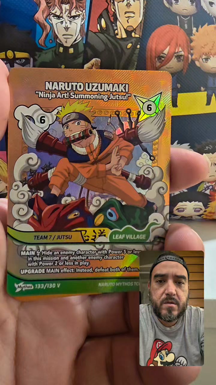 NARUTO MYTHOS TCG promo card 2026 #comiccon #2026 #sandiego