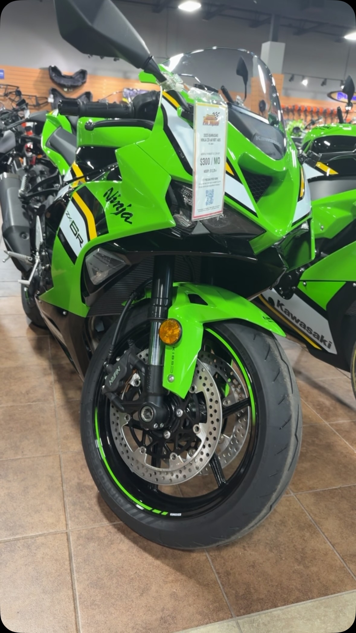 Kawasaki for World Cup finals 🏆 #motorcycle #kawasaki