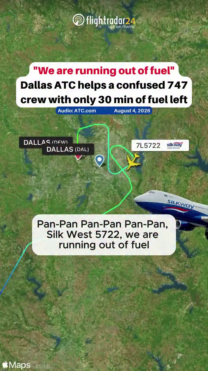 THIS IS WORTH A LISTEN! A Silk Way West Boeing 747 flying from