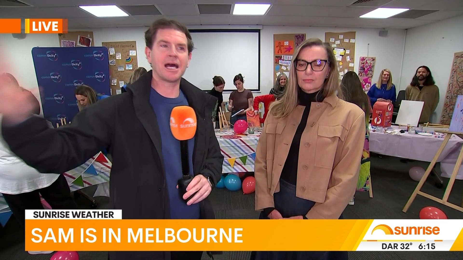 Sam Mac is at Community Plus Neighbourhood House in Melbourne