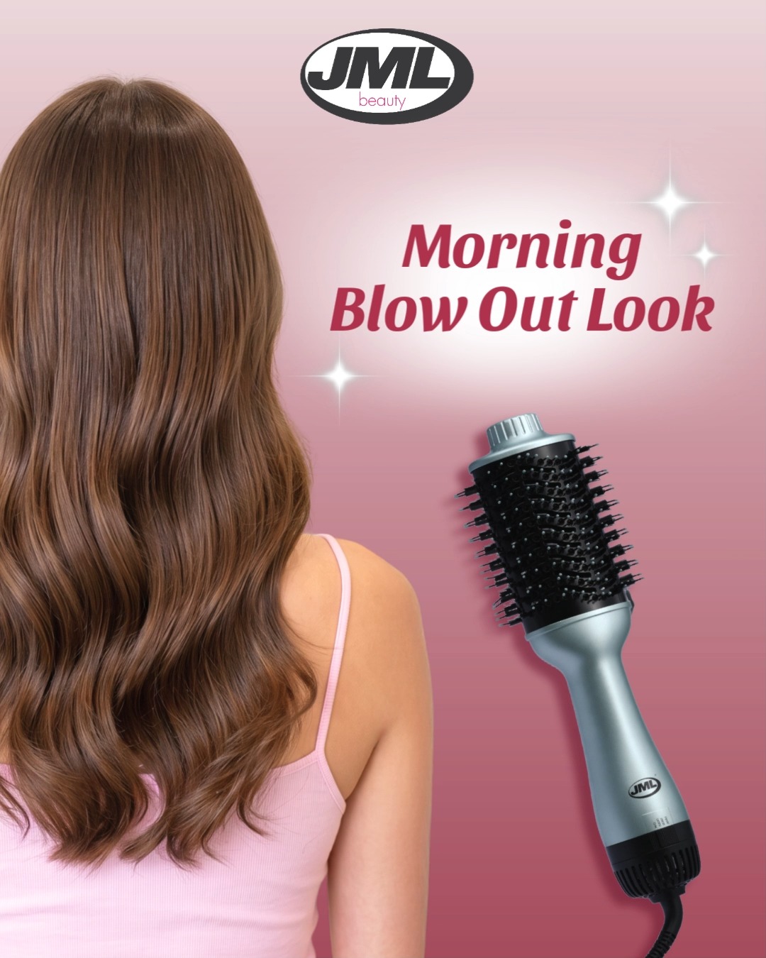 Introducing the NEW JML Aero Volumizer Brush with IONIC TECHNOLOGY