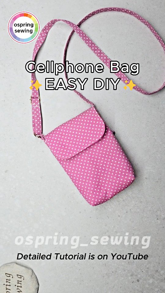 [DIY] Cute Drawstring bag 💖 A tutorial that even beginners can easily ...