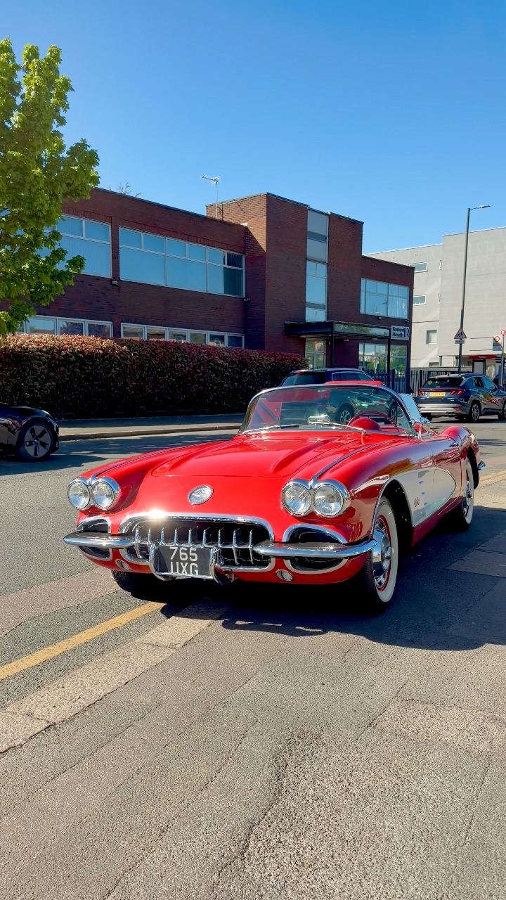 所さん⭐Chevrolet Corvette 1959 C1 Nachmann 1959 Chevrolet Corvette C1 convertible finished in Roman Red with