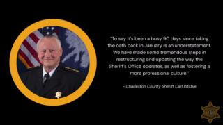 Charleston County Sheriff Carl Ritchie is updating the community on ...