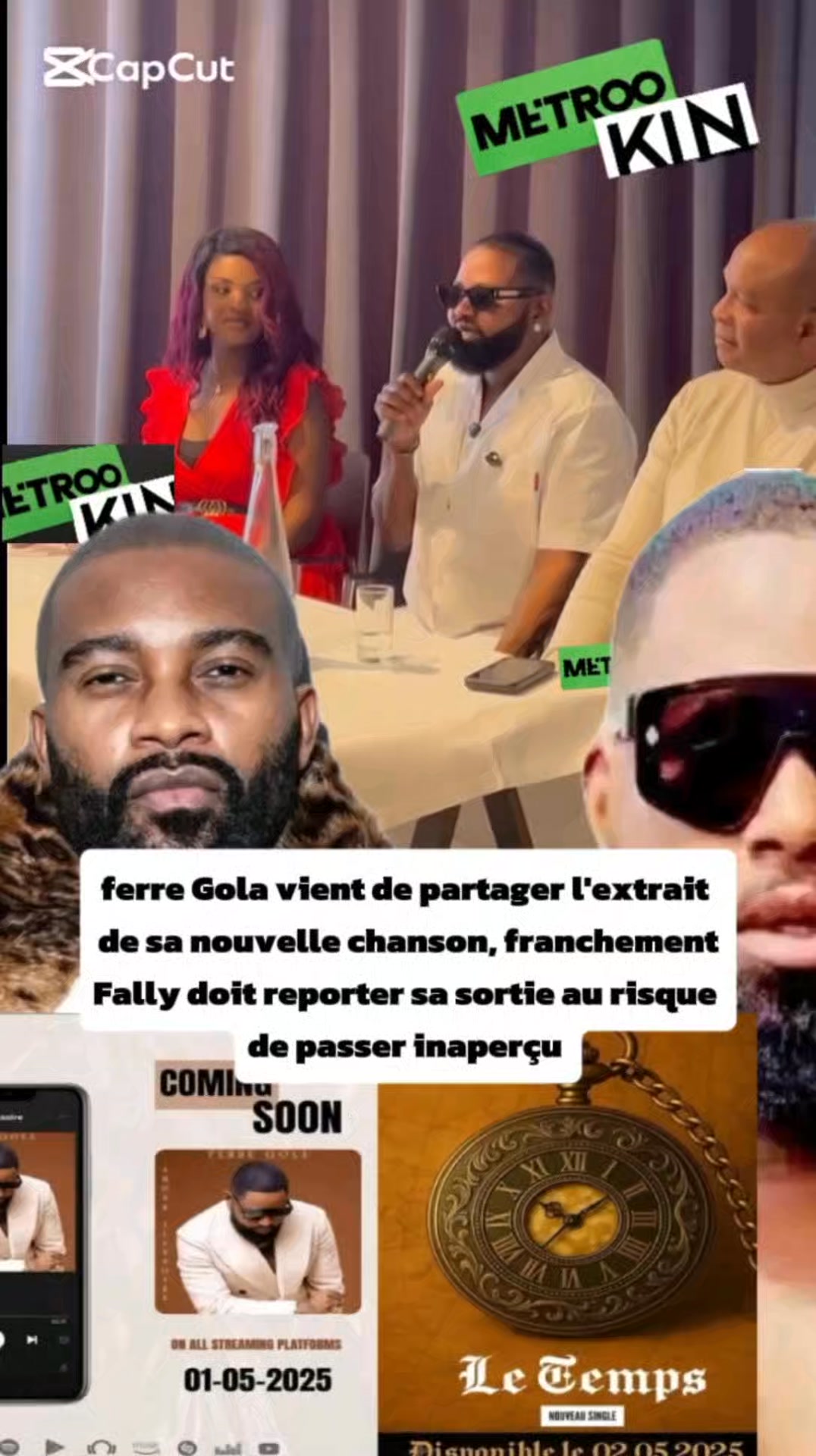 Ferre Gola Le Padre vient de partager l'extrait de sa nouvelle chanson ...