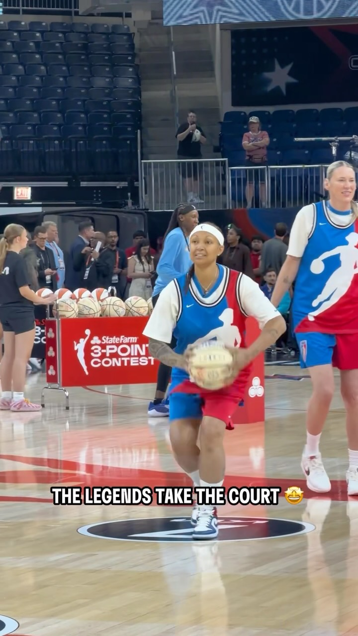 Legend Lauren Jackson and her son take the court, and he's racking