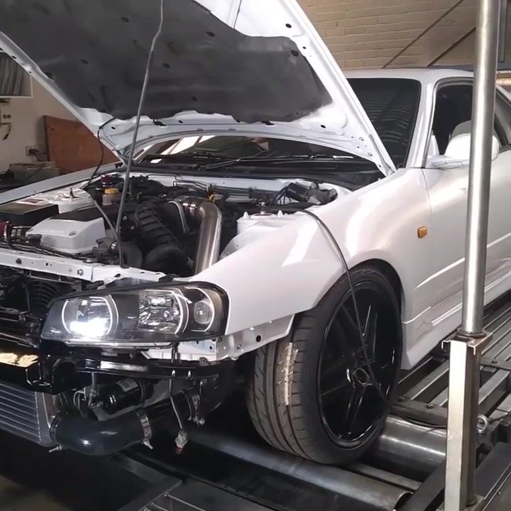 Barra swapped R34 Skyline | Check out Brodie's R34 Skyline! This R34 ...
