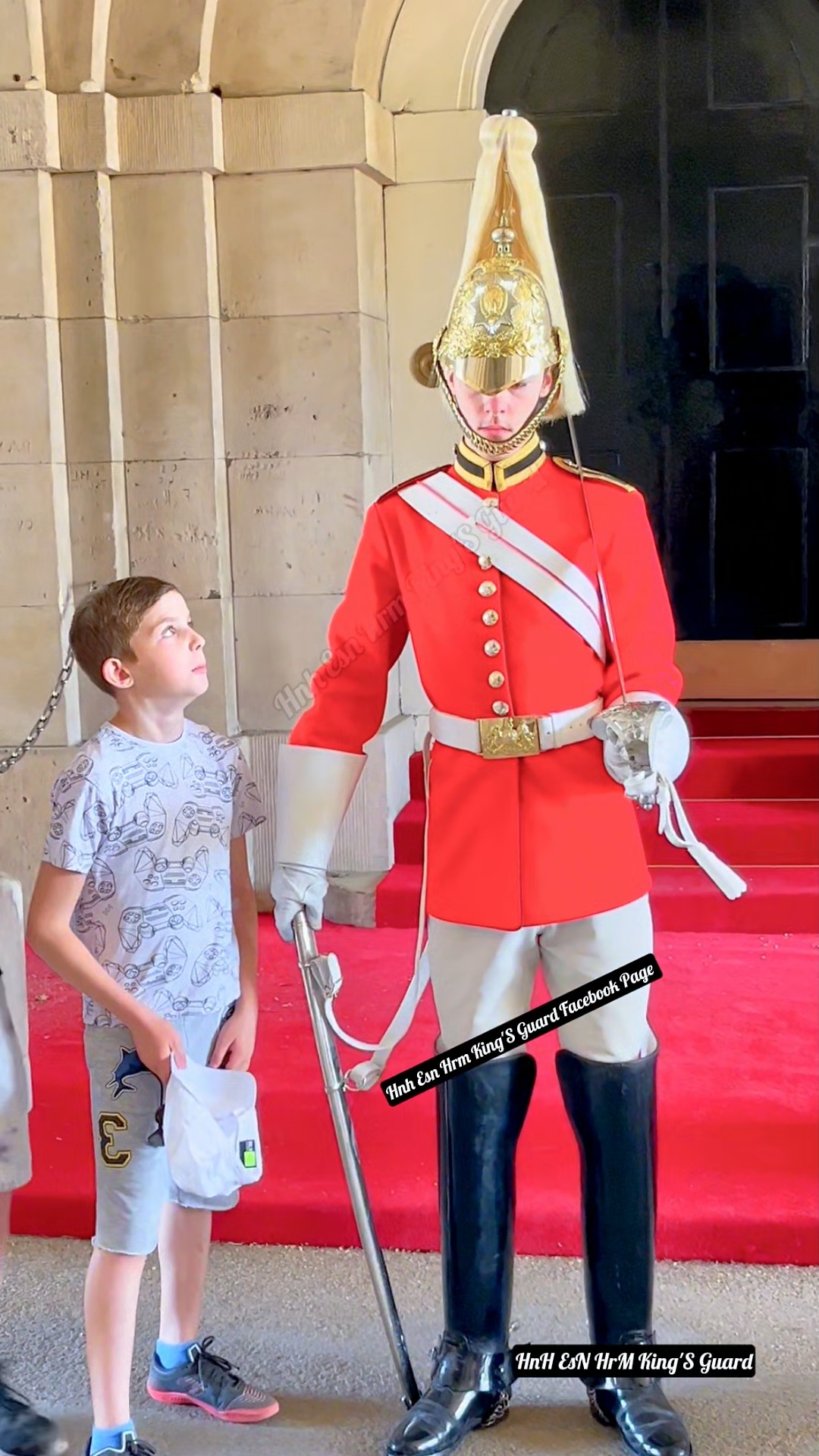 Little Boy So Proud The King's Guard! #guards #horse #london #tourism # ...