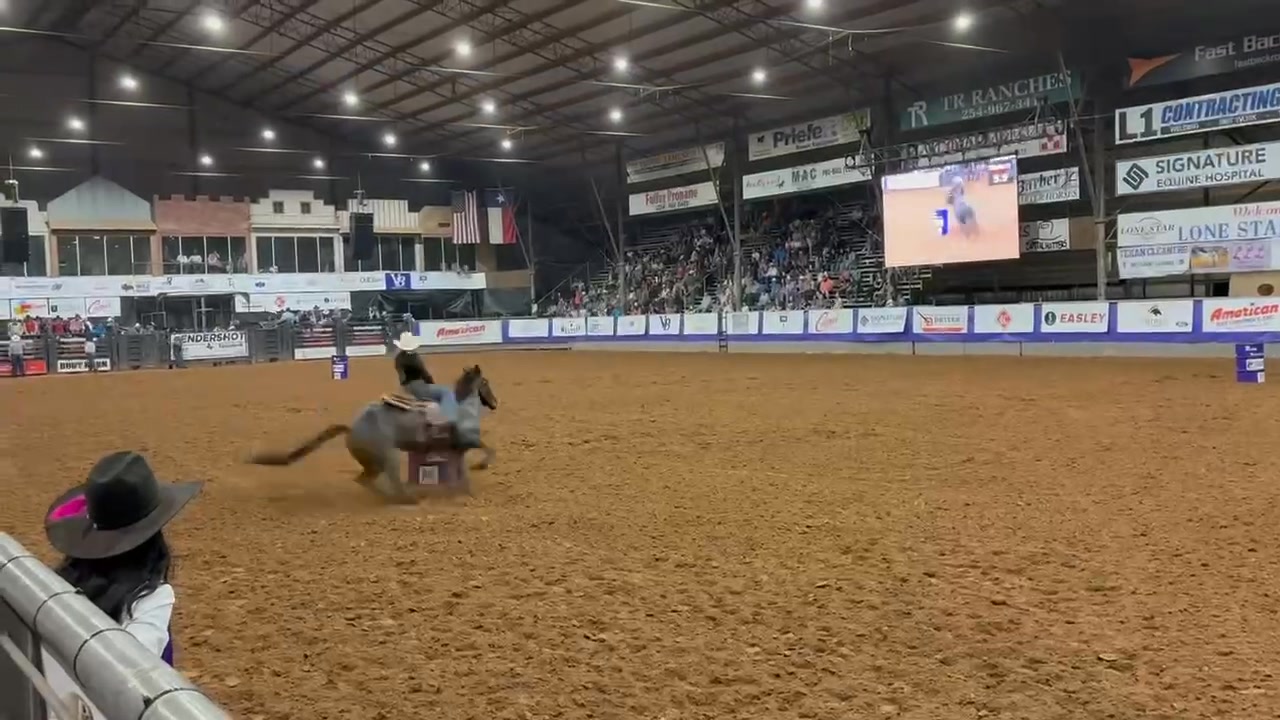 HC cowgirl Shayna Wimberley set them on fire tonight at the Tarleton ...
