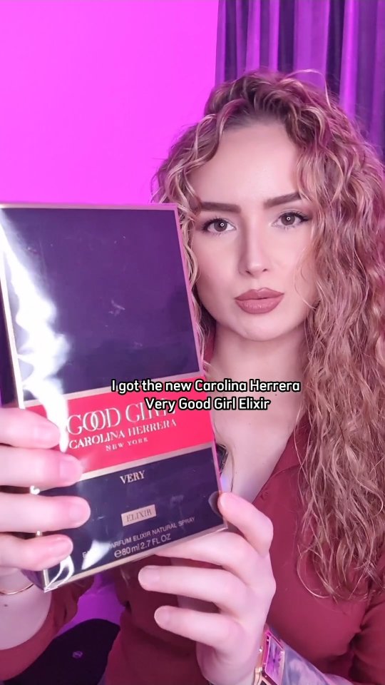 Carolina Herrera Very Good Girl Elixir First Impressions in Dubai