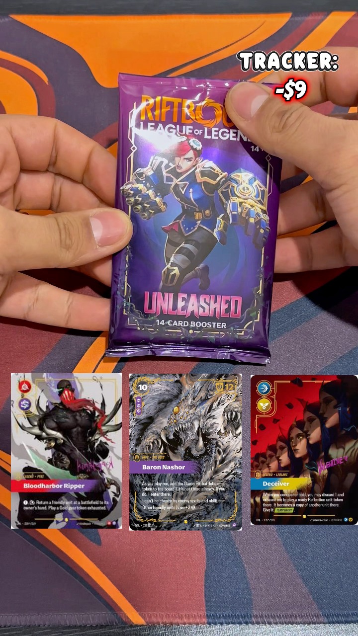roftbound booster box Riftbound: League of Legends TCG   Unleashed  Team Card Titan Roftbound Trading Card Game Vendetta