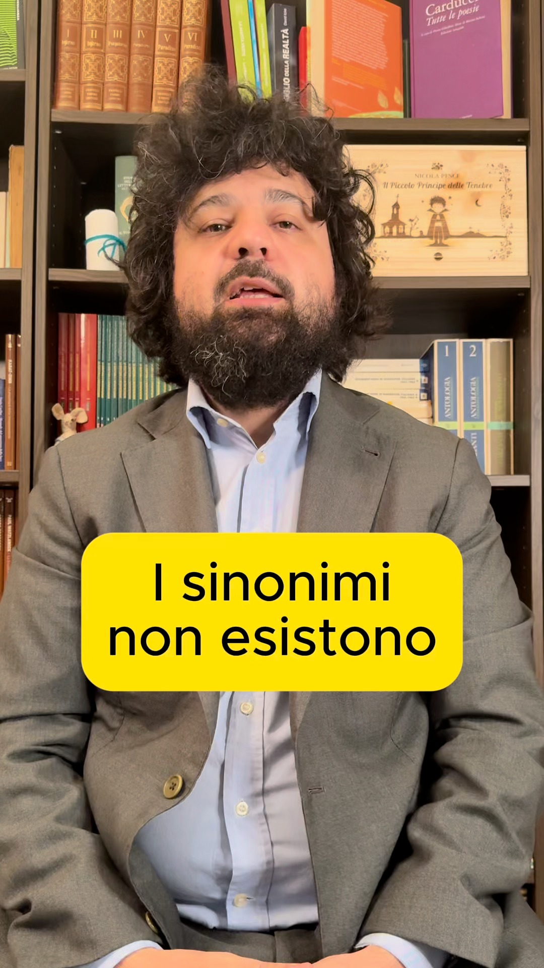Qualcuno crede che i sinonimi siano parole perfettamente sovrapponibili ...