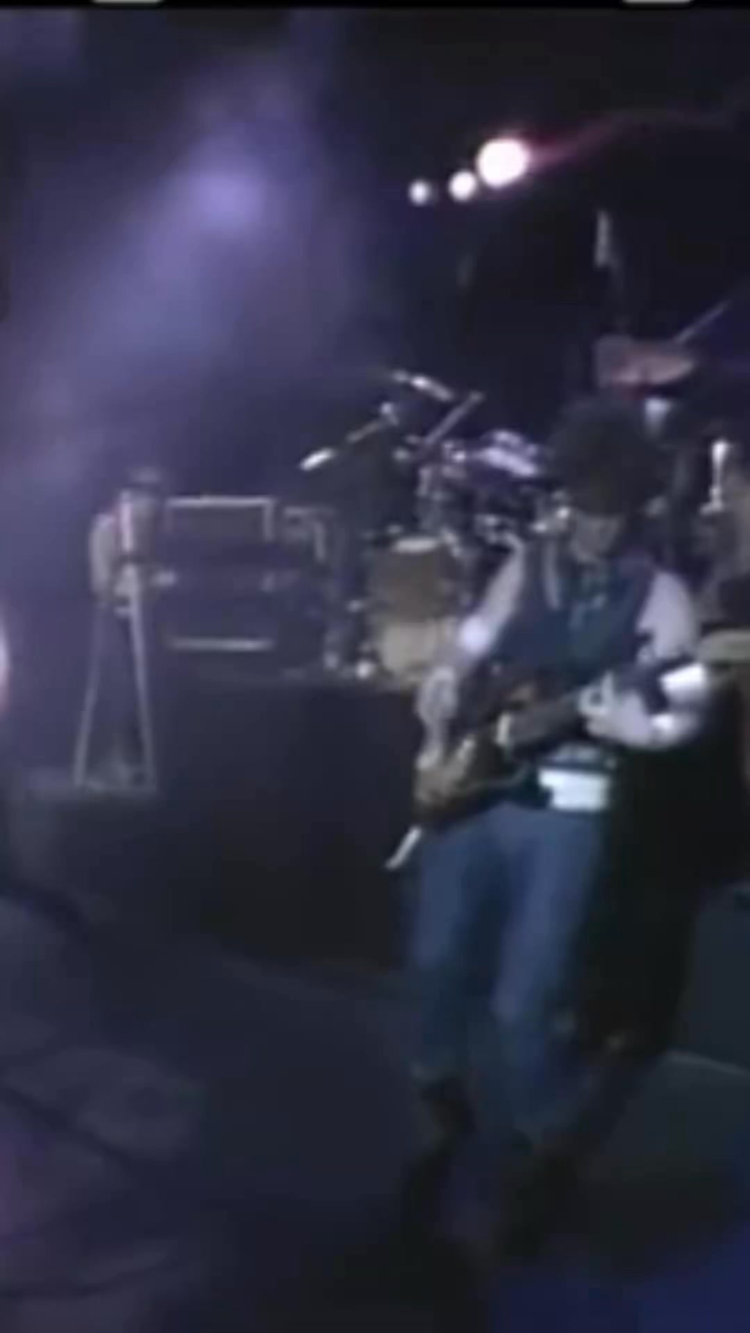This month in 1993, INXS performed live at Barker Hangar in Santa