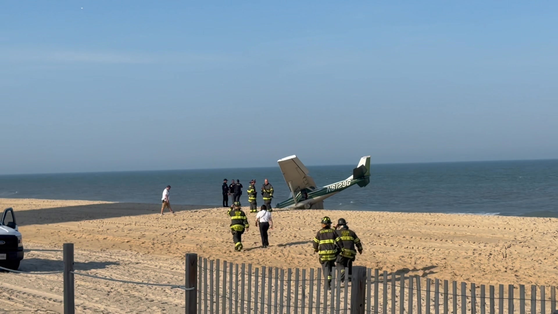 BREAKING NEWS: Small plane crashes in Ocean City A two-person