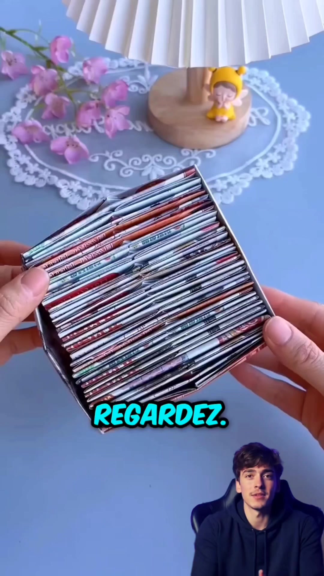Cette fille fabrique des ustensiles en papier ! #reels #shorts #viral # ...