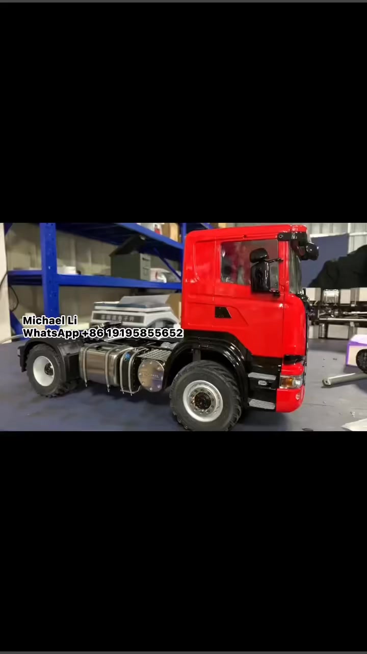 Customized High-end 1/14 Scania 770S 6x6 tractor model