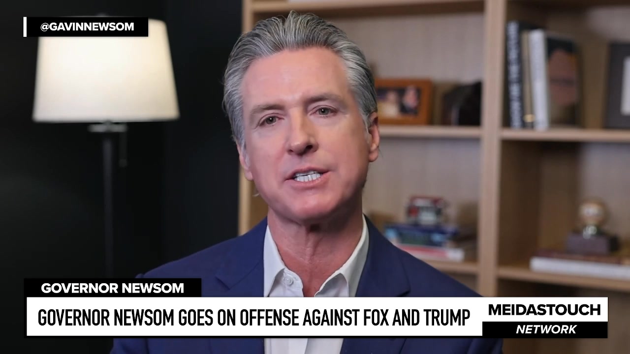 Newsom on Fox Lawsuit: They knowingly misrepresented the facts. They ...