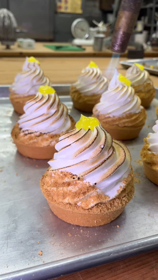 Pretty little lemon tarts🍋💛 📞 718-381-2292 📍312 Knickerbocker Ave ...