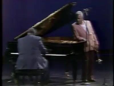 OP and Dizzy Gillespie performing 