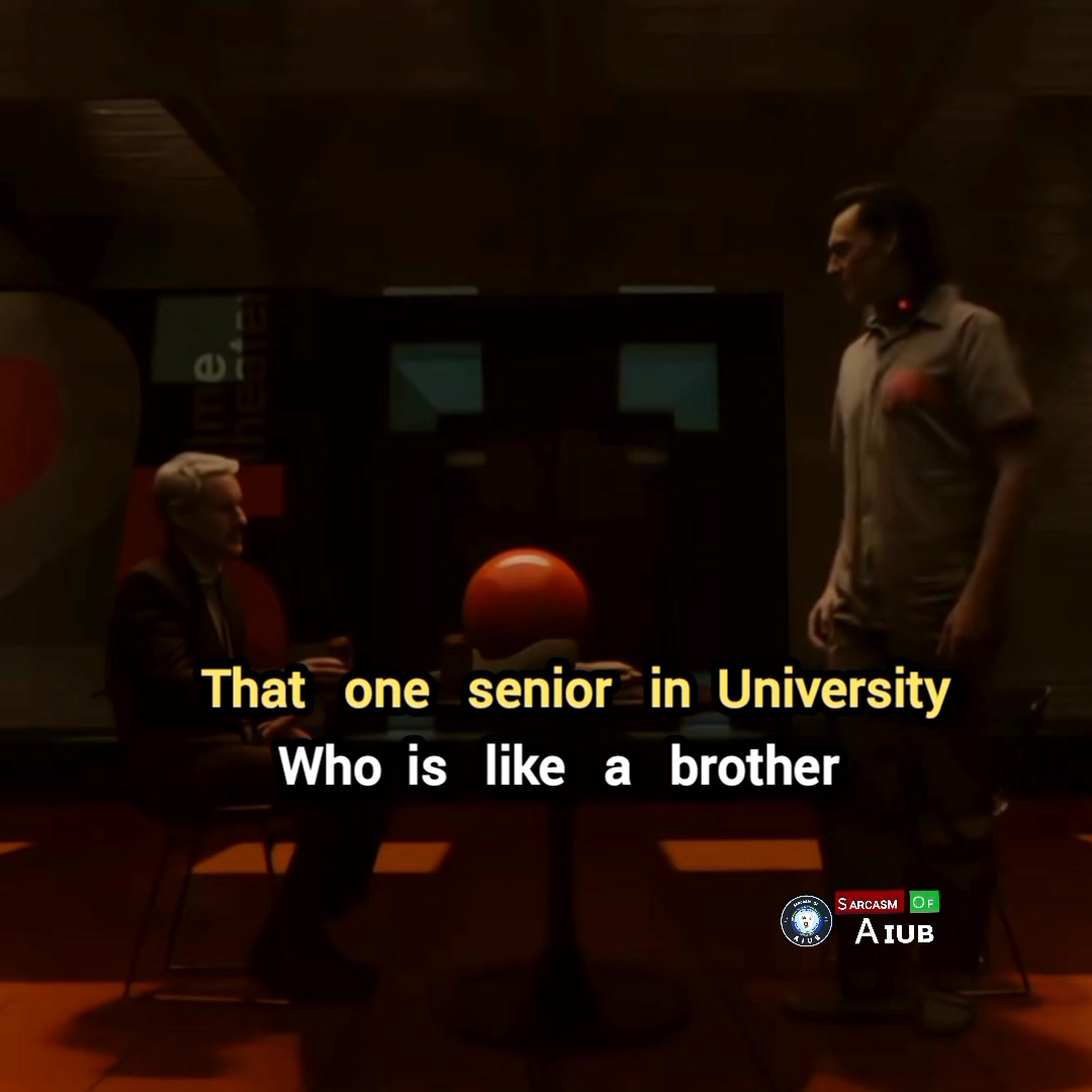 That One Senior bro 🖤 | 𝗦𝗔𝗥𝗖𝗔𝗦𝗠 𝗢𝗙 𝗔𝗜𝗨𝗕 | Facebook