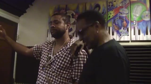 Watch this exclusive video of Charlie and Shaggy in the studio
