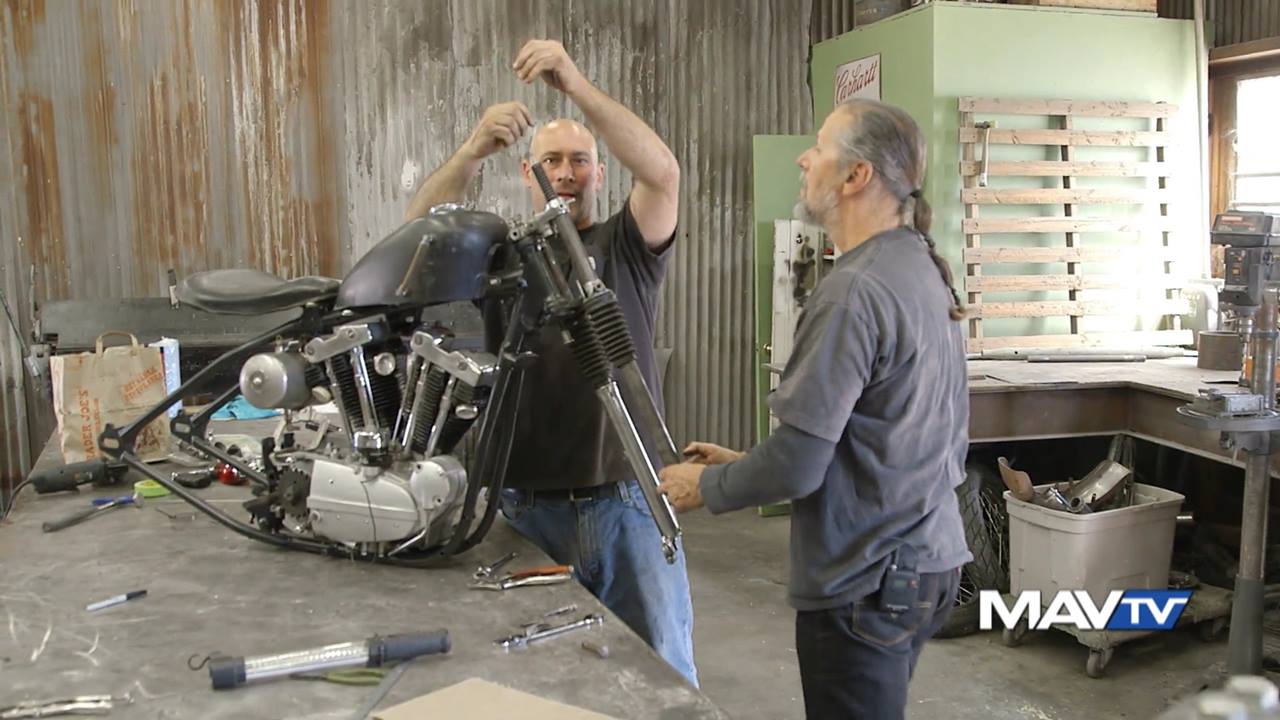 MAVTV Sneak Peek: Full Custom 1958 Harley-Davidson The mad genius is ...