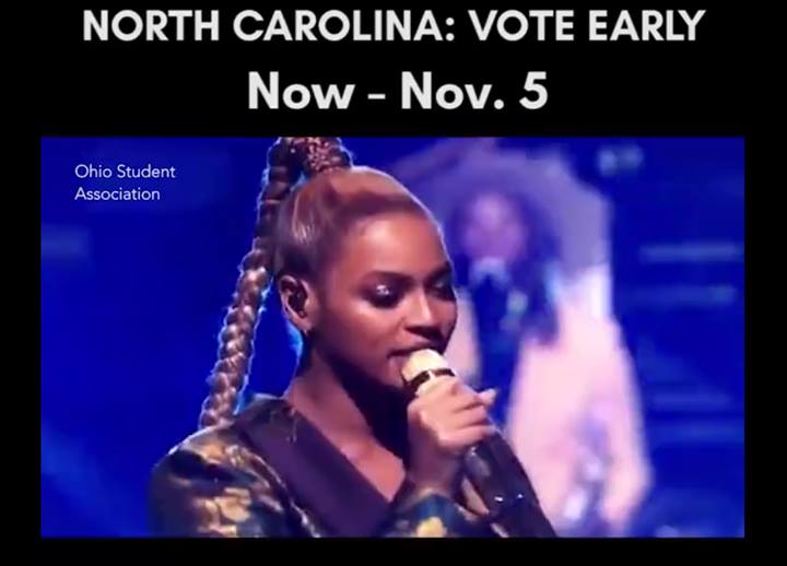 Beyoncé makes a passionate case for voting: 