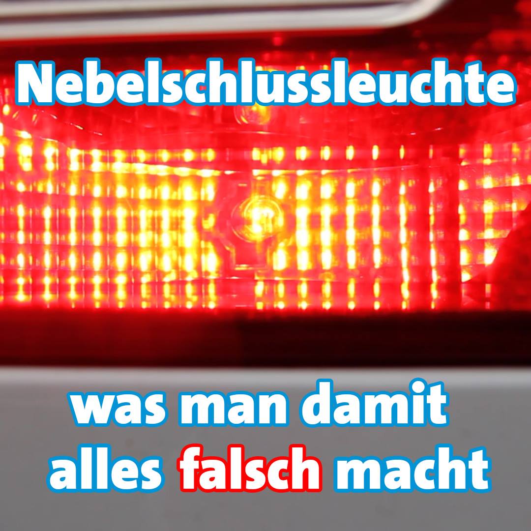 Nebelschlussleuchte Wann Schalte Ich Das Nebelschlusslicht An