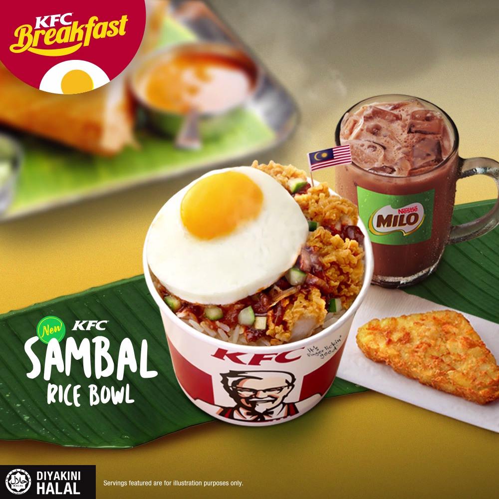 This sambal, egg, rice, and fried chicken glory is awesome on its own ...