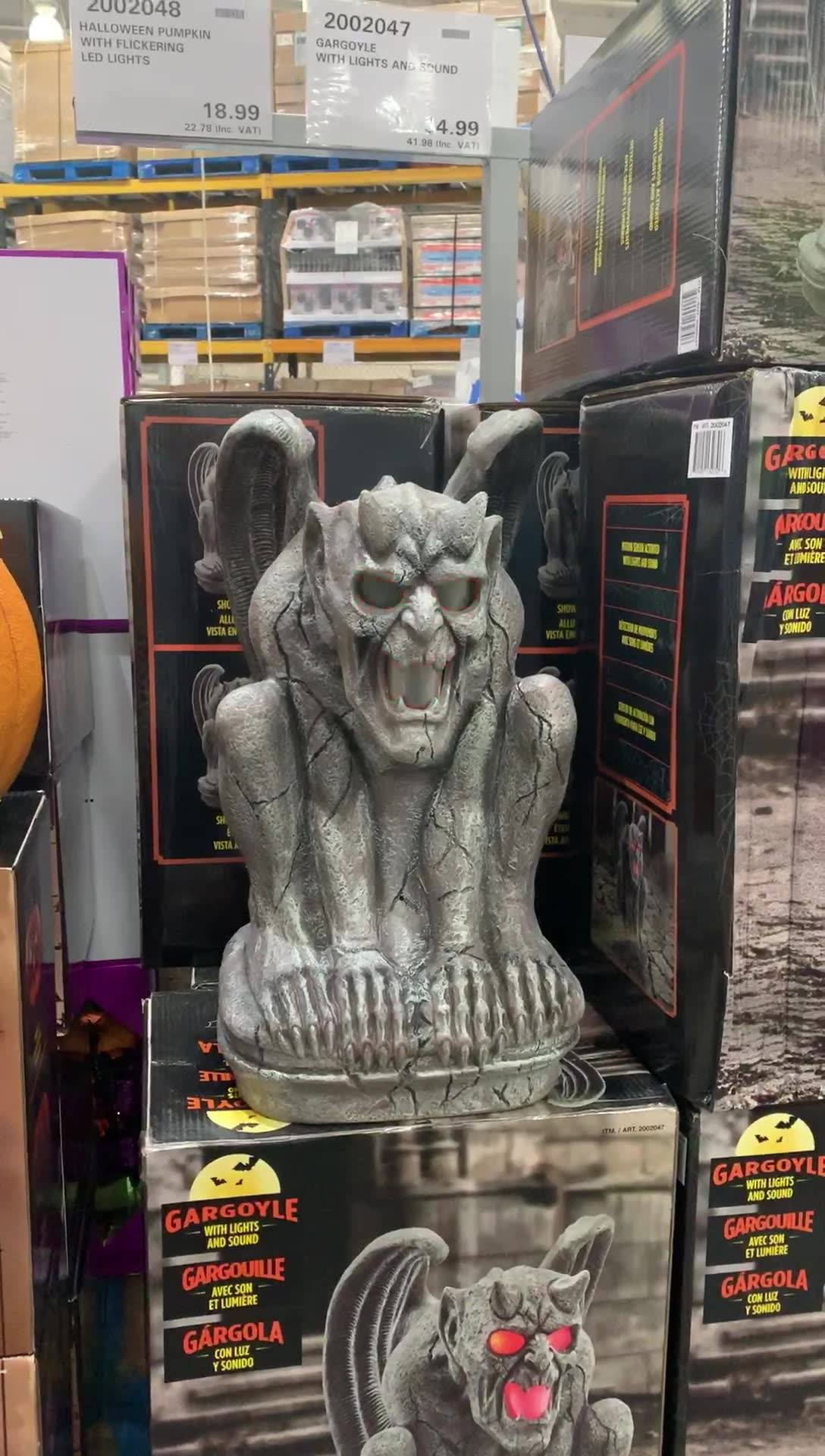 🗿 Animated Gargoyle (🇨🇦 Itm. 1851577) — a 7.3 ft motion
