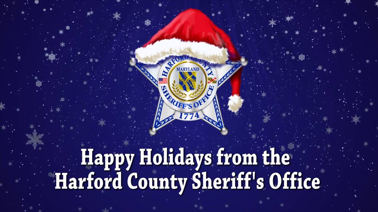 Sheriff Gahler 2017 Holiday Greetings Happy Holidays from Sheriff