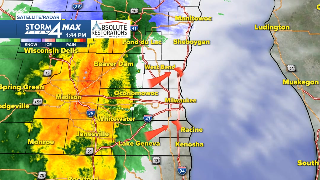 2:10 pm Radar Check - Here comes the rain! It will fill in over ...