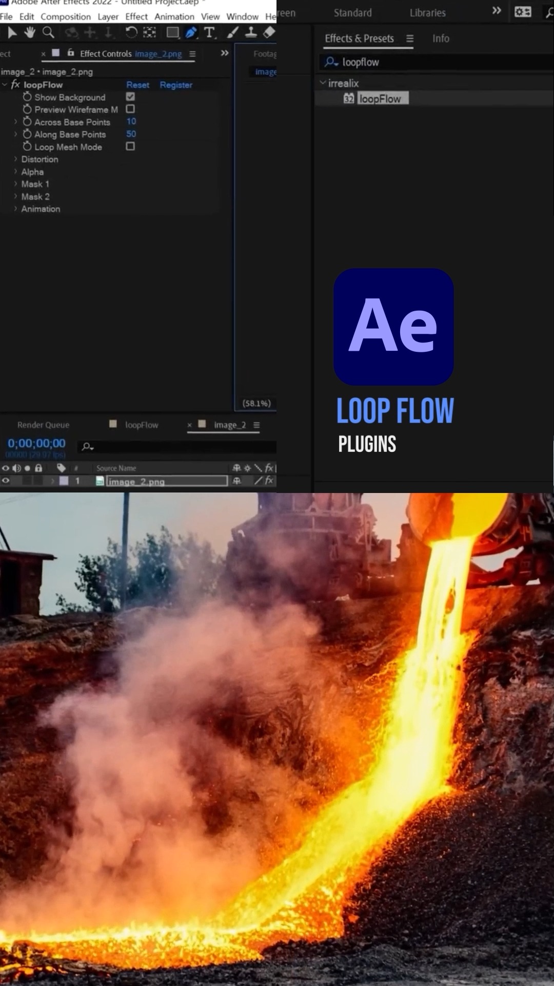 Adobe after effects. Loop Flow Plugins#aftereffectsanimation # ...