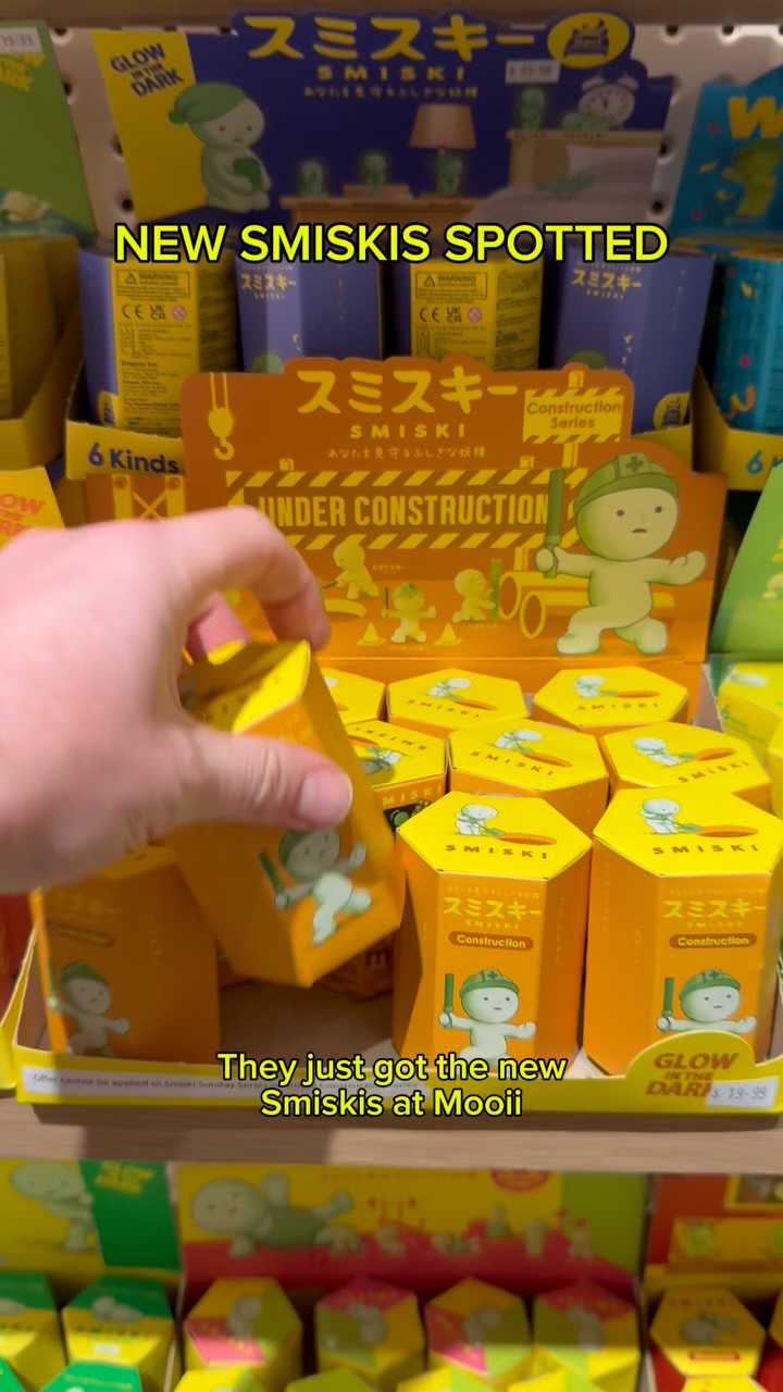 I found the new Smiski Construction series! Can I pull the secret