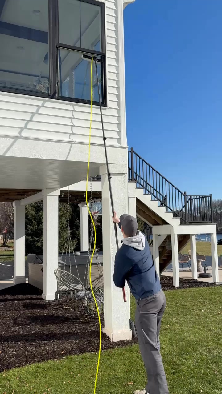 Cleared for takeoff ️ #pureprocleaning #windowcleaning #satisfying ...