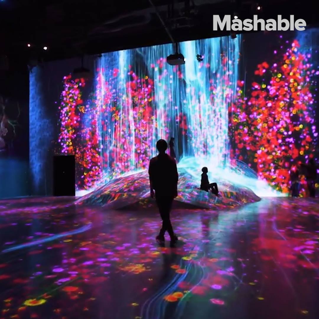 Japan's first digital art museum makes visitors a part of the