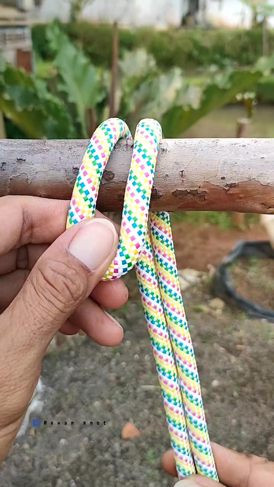 Simple knot rope trick #knot #rope #a #diy #handmade #camping. #outdoor ...