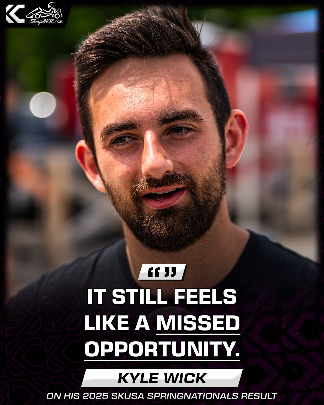 Kyle Wick walks through his feelings on his 2025 SKUSA SpringNationals ...