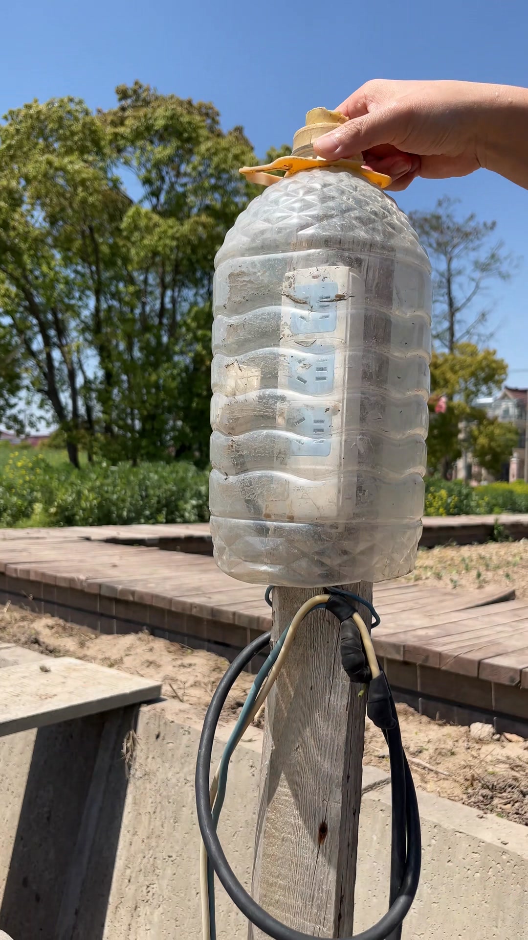 In the Field, A Socket Sheltered by a Bucket #knot #rope #knottutorial ...