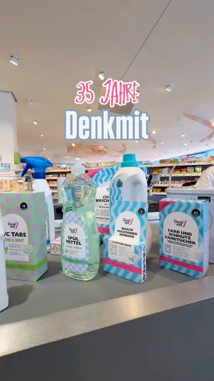 Unsere liebste Marke für alles rund um Haushalt, Waschen und Putzen, Denkmit wird 35 – und wir feiern mit! ✨Zu diesem besonderen Anlass gibt es eine exklusive Limited Edition mit 17