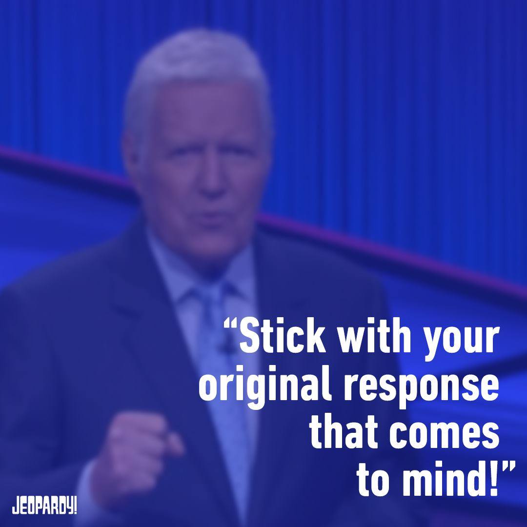 Jeopardy! Alex imparts some sage advice for Final...