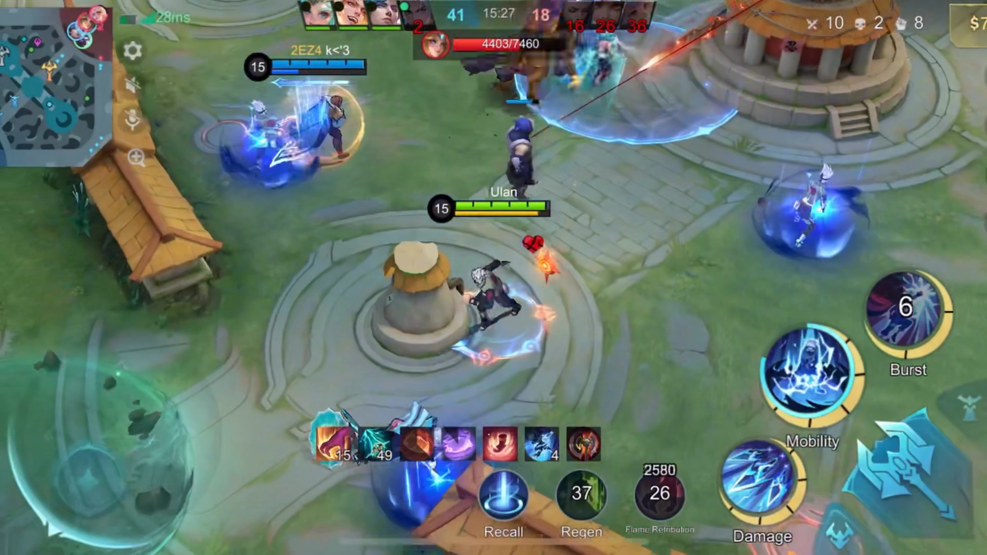 galit ata si kalea sa naka legend skin ni alpha🤣 #MLBB #ulanml # ...