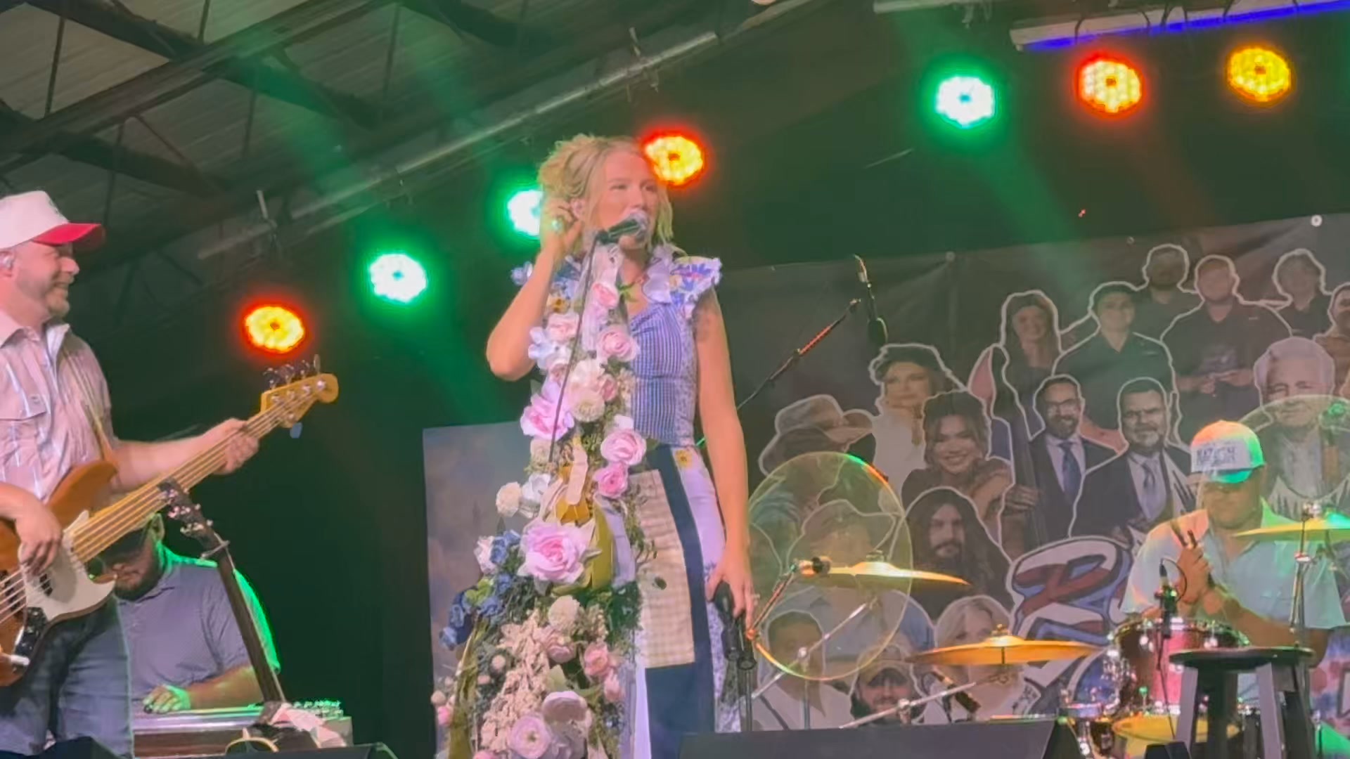 dillion harper green dress Dalton Sings Vince Gill's 