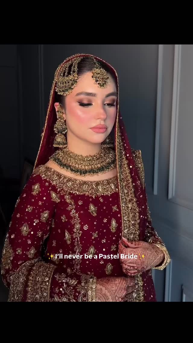 No color can beat the charm of a red bride ♥️✨ Forever the most beautiful bridal look✨, ., Wedding - Shadi - Shadi Season - Formal Wear, Formal Outfits - Desi - Desi Wear - Mehendi - Mehendi