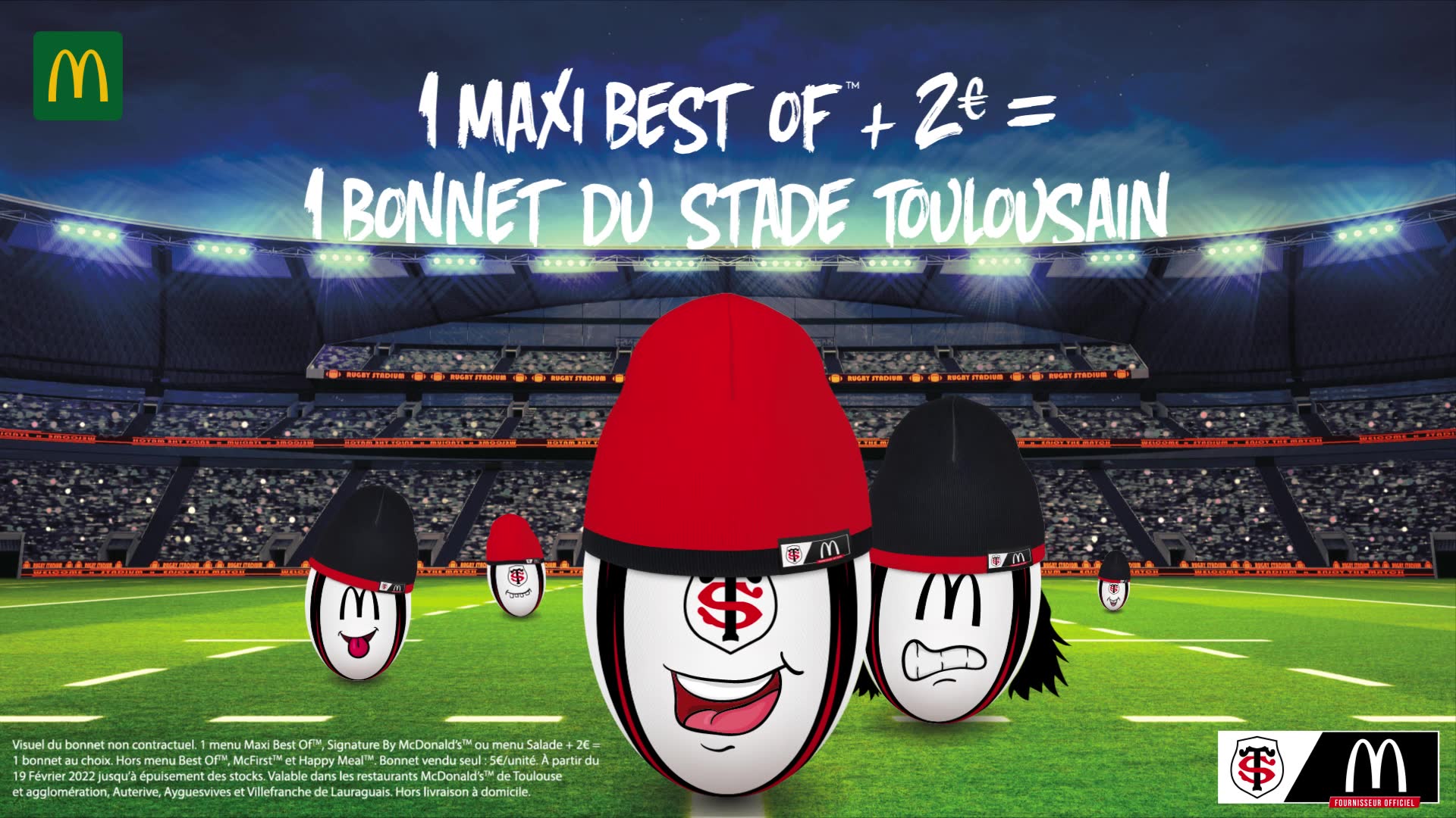 Bonnet Stade toulousain - Nike - Vêtements