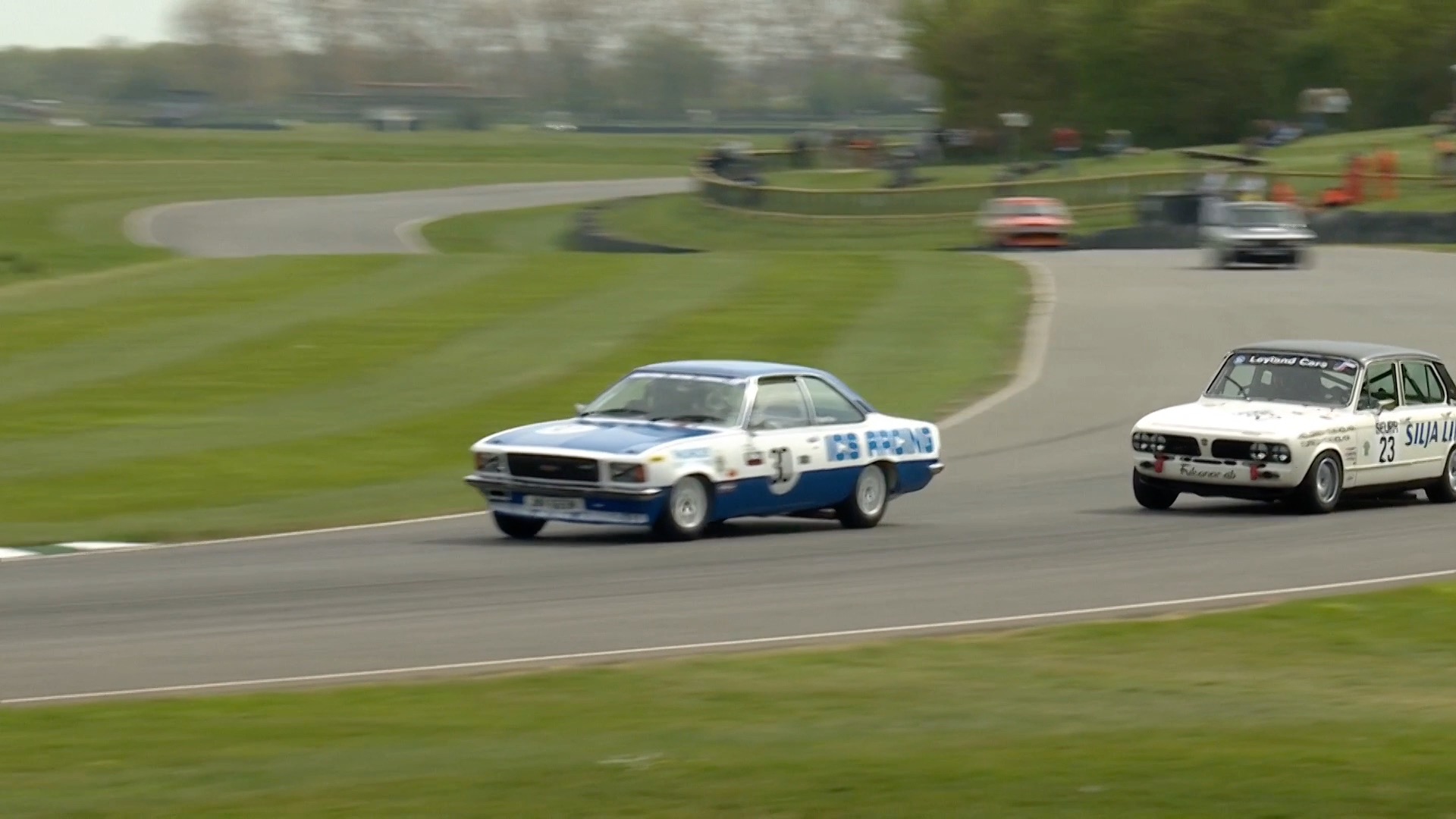 This Opel Commodore got caught up in the moment during practice for the ...