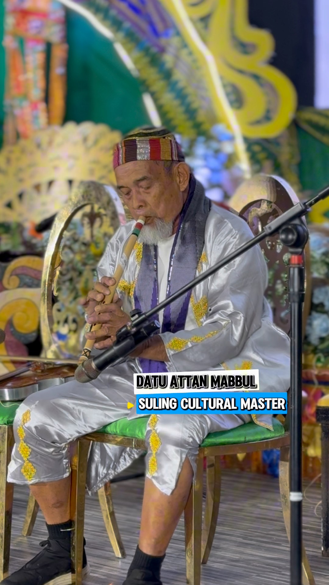 #SULING Playing by Datu Attan Mabbul of Sulu, Suling Cultural Master ...