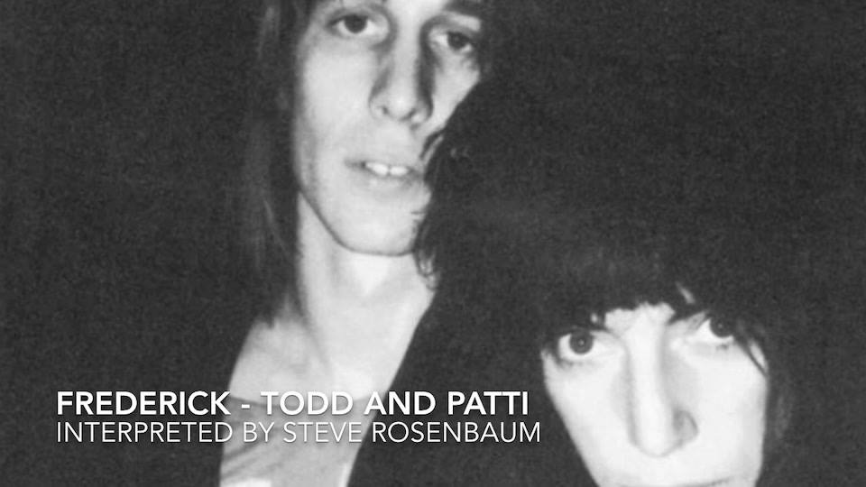 Todd Rundgren's harmonies in Patti Smith's song Frederick