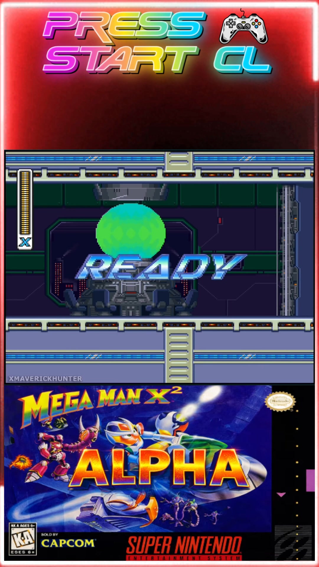 Mega Man X2 alpha version hackrom